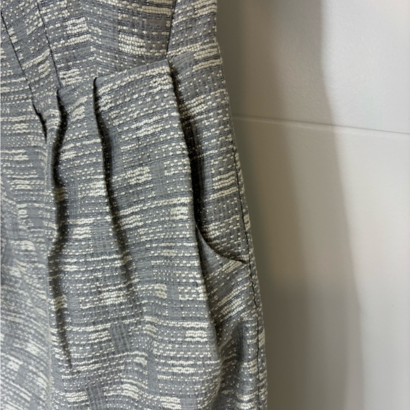 Silver/grey strapless Greylin party dress with pockets. - Picture 3 of 5